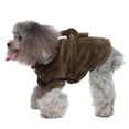 thumbnail image 4 of Albornoz para perros Pijamas con capucha engrosados y de lujo con brida suave de invierno Toalla de baño para perros súper absorbente y de secado rápido Pijamas suaves para mascotas para perros y, 4 of 5