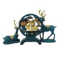 thumbnail image 1 of Estatuilla de Ciervo de Resina Pintada a Mano para Estantería TV Stand Pasillo Símbolo de Buena Suerte con Tallado Exquisito Decoración del Hogar ANGGREK Otros, 1 of 8