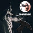 thumbnail image 3 of Ayuda De Liberación De Tiro Con Arco Tmvgtek Herramienta De Tiro Con Arco De Caza De 3 Dedos, Agarre De Pulgar, Ayuda De Liberación De Tiro Con Arco (Negro), 3 of 3