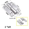 thumbnail image 2 of Detachable Hinge Slip Joint Flag Lift Off Detachable Door Stainless Steel, 2 of 5
