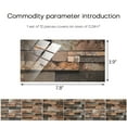 thumbnail image 2 of Self-adhesive Peel And Stick Wallpaper 3D Stone Design Brick Wall Tile For Home Bathroom Kitchen Backsplash, 72 Packs, 2 of 6