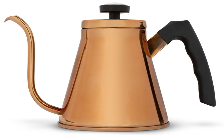 Kook Stovetop Gooseneck Kettle With Thermometer 27 Oz, Copper