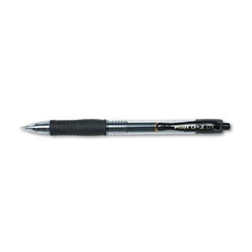 31020 12 Count Black Ink PILOT G2 Premium Refillable & Retractable Rolling Ball Gel Pens Fine Point 