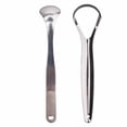 thumbnail image 1 of Limpiador de Lengua Acero Inoxidable - Tallador limpia lenguas raspador bucal rastrillo de higiene oral y combatir el mal aliento, Stainless Steel Tongue Scraper Cleaner (2 Pack) LingWen YONGSHENG, 1 of 5