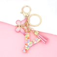 thumbnail image 3 of LAICAIW Porte-Clés Lettre Initiale Alphabet Mode Pendentif Papillon à Pampilles pour Sac à Main Femme Fille, 3 of 7