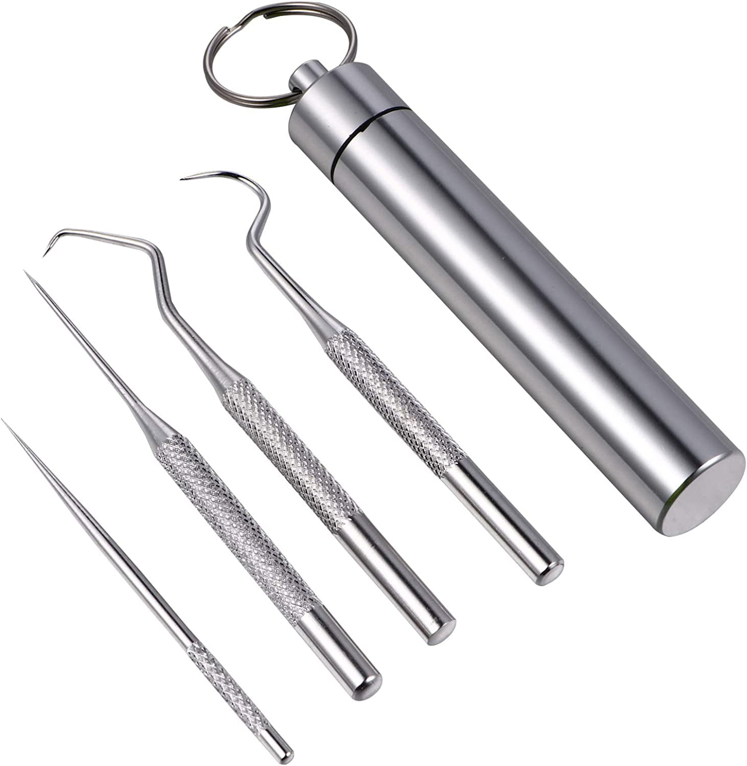 Dental Tools, Stainless Steel Teeth Cleaning Tools with Storage Holder