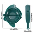 thumbnail image 2 of Holloyiver Dumpling Maker, Colorful Pastry Skin Press Mold Set, Plastic Chinese Dumpling Wonton Meat Pierogi Pie Dough Press Skin Maker Kit for Home Kitchen Cooking Picnic Holiday, 2 of 6