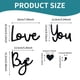 thumbnail image 5 of Letrero de madera con texto «Love You Bye» para decoración del hogar, 5 of 9