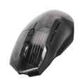 thumbnail image 1 of Transparent Gaming Mouse, RGB Light Effect Silent Click 3 Mode Wired USB Wireless BT 2.4G, with 5 Adjustable DPI 1200 to 3600, for PC Laptop Phone Tablet Smart TV, 1 of 7