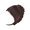 Light brown, variant on Realistic Hairpiece Headband With Braid Natural Bangs For Girls Women