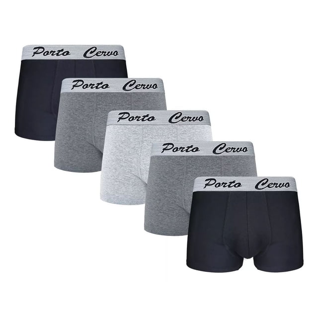 Boxer Corto Hombre Calzoncillos Algodón/lycra Paquete De 5