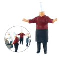thumbnail image 2 of Figurillas de Cocinero Sunnimix Diorama Tren Ferrocarril 1:64 Resina, 2 of 8