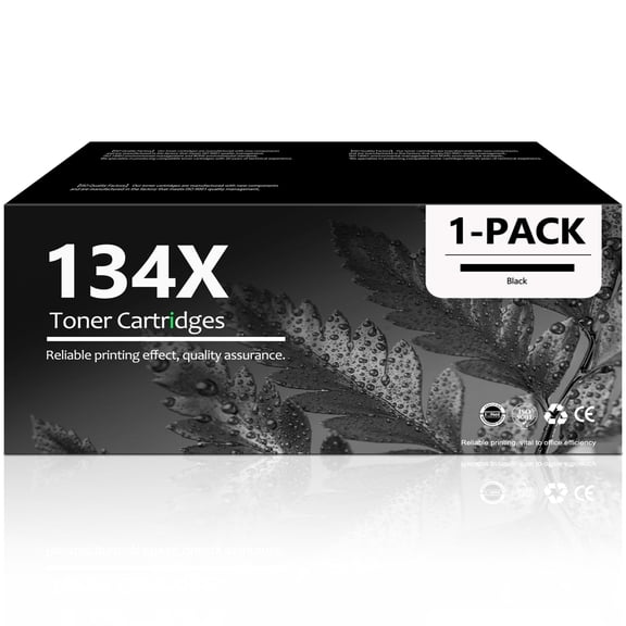 134X W1340X Toner Cartridge Compatible for 134X 134A Toner Cartridges LaserJet M209dw MFP M234dw Printer（Black）