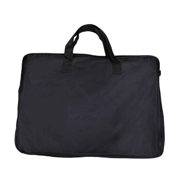 Bolsa para atril de 55 cm x 40 cm, práctica, impermeable, regalo ideal para músicos, bolsa grande de tela Oxford negra para atril