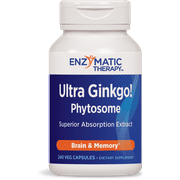 Enzymatic Therapy Ultra Ginkgo! Vegetarian Capsules, 240 Ct