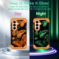 thumbnail image 2 of Avocase for Samsung Galaxy S26 Case,Glow in The Dark,Shockproof Protection Hard PC Soft Flexible TPU Bumper Drop Protective Protective Phone Cover Case for Galaxy S26,Orange Butterfly, 2 of 7