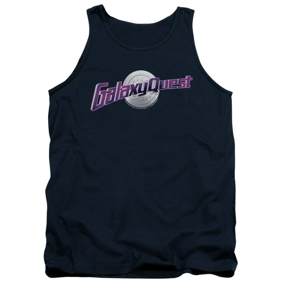 Galaxy Quest Logo Adult Tank Top Navy