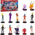 thumbnail image 1 of Miraculous Ladybug Pencil Toppers 12pk Nooroo Hawk Moth Set, 1 of 3