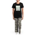 thumbnail image 4 of CafePress - An Irish Blessing Women's Dark Pajamas - Women's Short Sleeve Print T-Shirt and Pants Dark Cotton Pajama Set, 4 of 7