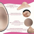 thumbnail image 3 of BIMEI Asymmetrical Extended Mastectomy Breast Form – Silicone Prosthesis for Post-Surgery,Right Side,#1, 3 of 7