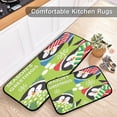 thumbnail image 5 of SKYSONIC Cute Christmas Penguin Kitchen Mats Set of 2 Anti Fatigue Floor Runner Rug Non Slip Comfort Mat 19.7x27.6 Inch + 19.7x47.2 Inch for Room, 5 of 7