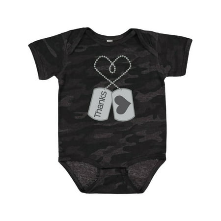 

Inktastic Memorial Day Military Tags Gift Baby Boy or Baby Girl Bodysuit