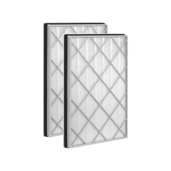 Air Purifier 6 HE6FKPET True HEPA Carbon Filter Replacement For Shark HE600 HE601 HE602 Odor Fumes Lock, 2 Packs