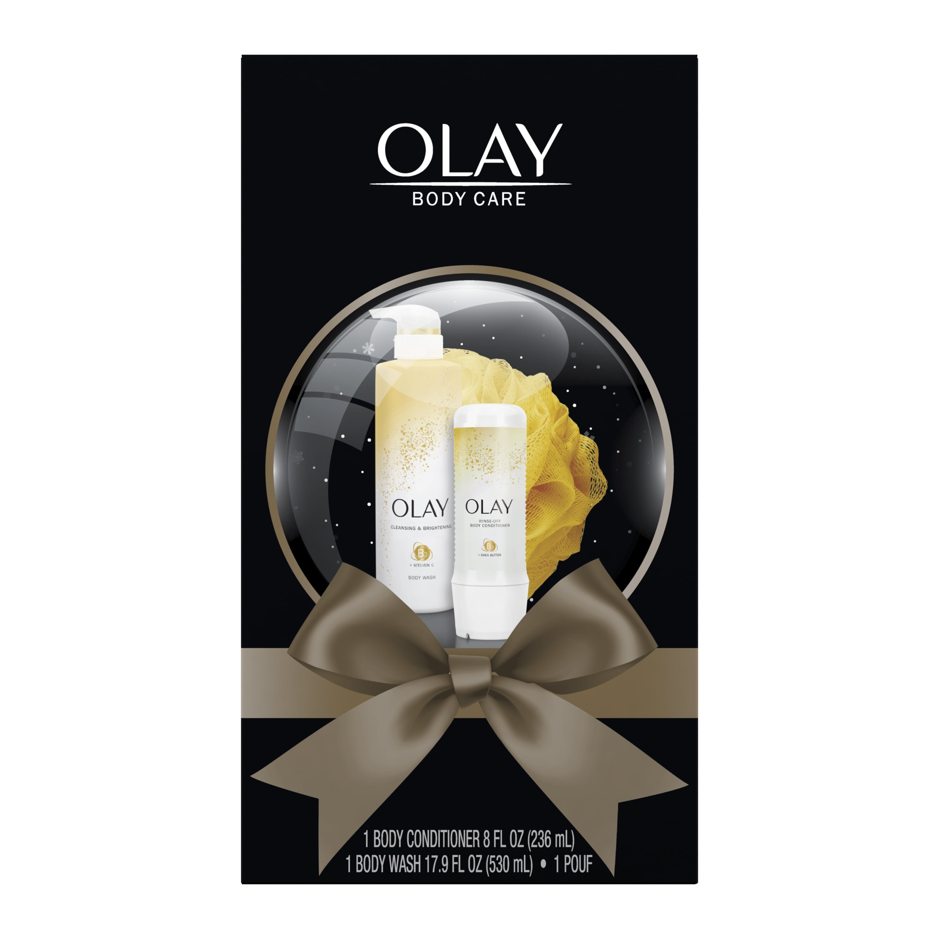 Olay Holiday Gift Set Cleaning & Nourishing Body Wash with Vitamin B3 and Vitamin C 17.9 fl oz