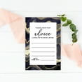 thumbnail image 2 of Koyal Wholesale Marble Agate Wedding Advice & Well Wishes Guest Book Cards for Bride and Groom, 56 Pack, 2 of 5