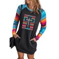 thumbnail image 4 of ABPHQTO Vestido tipo camiseta fruncido con gráfico divertido de Pizzatarian negro para mujer, 4 of 5