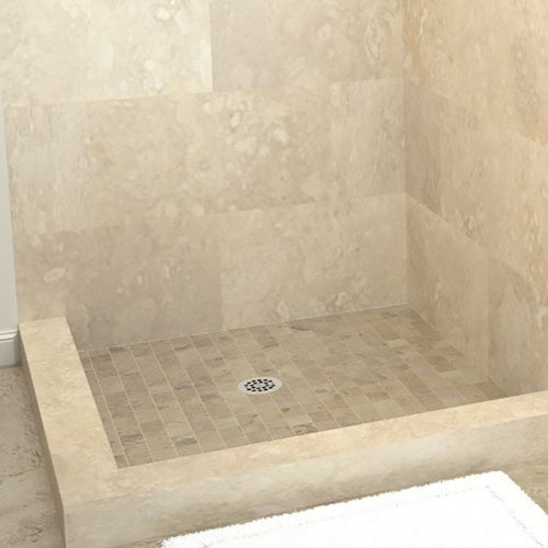 Tile Redi Muli Curb Shower Pan Double Threshold Shower Base Walmart