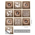thumbnail image 2 of Wall Tile Vinyl Flower Wall Sticker Mural Tile Decal tile mural tile decor Waterproof Self-Adhesive Tile Sticker, MZ-2-116, Medium, 2 of 8