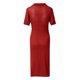 thumbnail image 5 of Gibobby Vestidos de noche cortos Vestido de solapa de cadera delgado hueco con cuello en V sexy para mujer(Rojo,M), 5 of 5