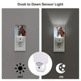 thumbnail image 5 of Uemuo Christmas Horse Night Light, Night Lights Plug into Wall, Dusk to Dawn Sensor Warm White Led Night Light 0.5W-US, 5 of 9