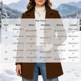 thumbnail image 3 of Chiccall Women's Winter Overcoat Single Breasted Pea Coat, 3 of 8