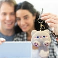 thumbnail image 3 of Adorable Squeaky Kitty Stuffed Animal Hanging Keychain Charm Toy For Machine Decoration And Giving, 3 of 4