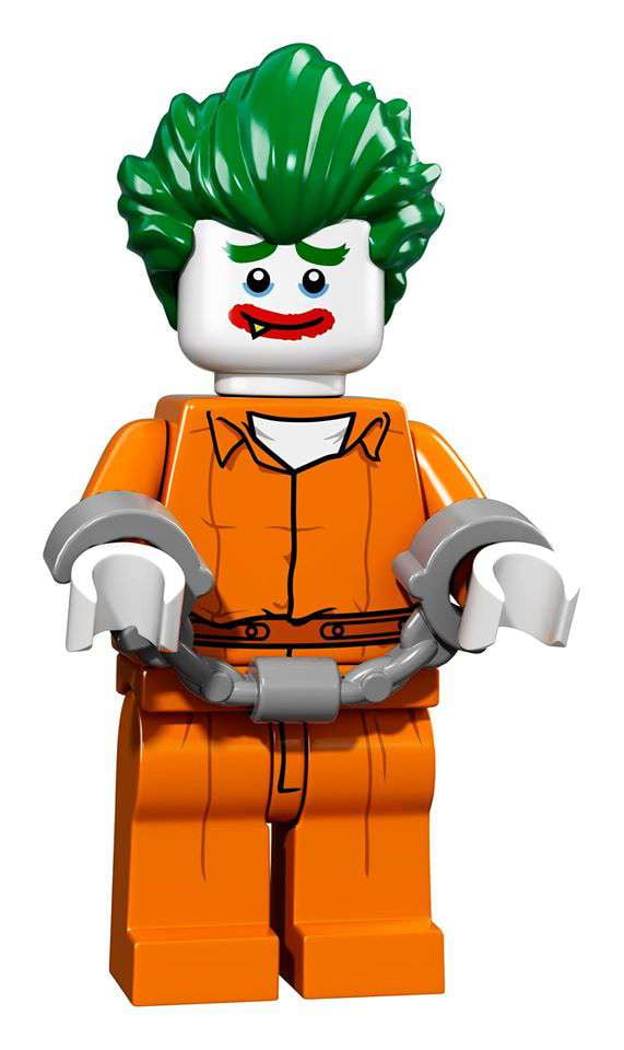 Lego DC Super Heroes Minifigure The Joker Prison Jumpsuit 10937 Arkham Batman! 