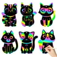 thumbnail image 1 of Marcadores Craft Kit CY2SIDE para rascar con forma de gato, 60 unidades, 1 of 7