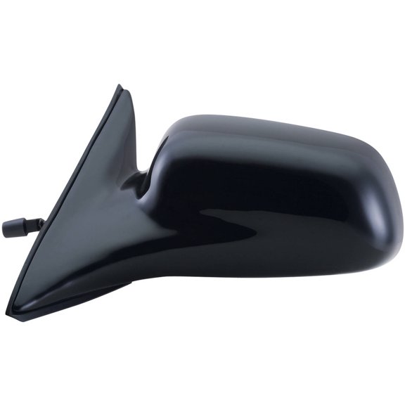 67526B - Fit System Driver Side Mirror for 99-03 Mitsubishi Galant, black, non-foldaway, Manual Remote