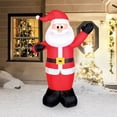 thumbnail image 2 of Occasions 6' Inflatable Polyester Santa Claus Christmas Yard Decoration, 2 of 2