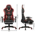 thumbnail image 4 of Resenkos Gaming Chair Computer Chair Office Chair, Massage Gaming Chair with Footrest-Red, 4 of 9