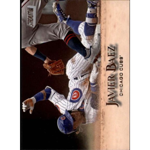 Collectible 2019 Stadium Club #10 Javier Baez Chicago Cubs MLB Baseball Trading Card