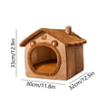 thumbnail image 3 of JoyMoreToys Pet Cave with Non-Slip Bottom, Foldable Cute Pet Beds for Indoor Pet Rest, Pet Nest with Removable Soft Cushion for Kitten Puppy, 3 of 6