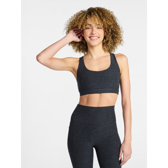 Athletic Works Women's ButterCore Sports Bra, Sizes XS-XXXL