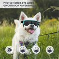 thumbnail image 3 of UOSIA Dog Goggles Sunglasses Small to Medium Breed Puppy Sunglasses,S,Blue, 3 of 6