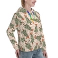 thumbnail image 6 of Uemuo Cowboy Christmas Trees Pattern Women's Hoodie with Eye-catching Drawstrings- Casual Pullover Hoodie with Kangaroo Pocket, Stylish Hooded Sweatshirt-Medium, 6 of 7
