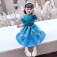 thumbnail image 3 of Aladdin Lámpara Disfraz De Jazmín Princesa Vestido De Malla Niños Niñas Terno Ropa Halloween Regalo De Navidad Cumpleaños De Fiesta, 3 of 4