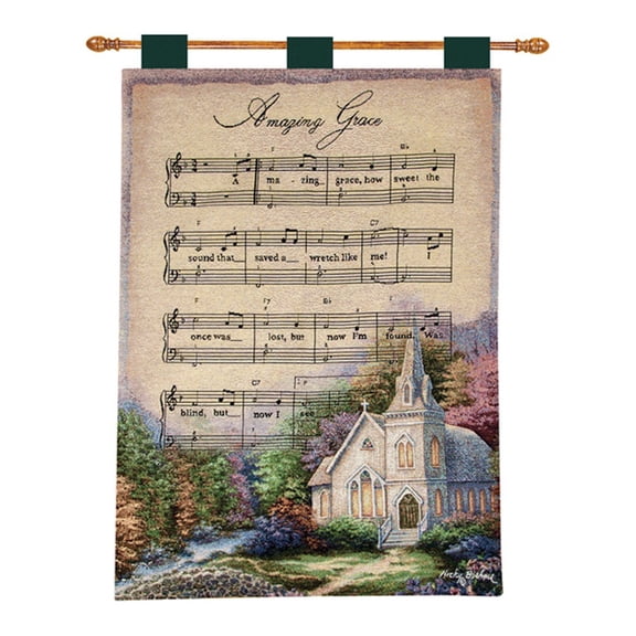 Manual Woodworkers And Weavers 111642 Wall Hanging-Amazing Grace with Music