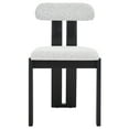 thumbnail image 3 of Safavieh Cayde Modern Wood Dining Side Chairs, White / Black / Gray, 3 of 8