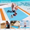 thumbnail image 3 of Manta de playa Famstar, 305 x 275 cm, impermeable y resistente a la arena, 3 of 7